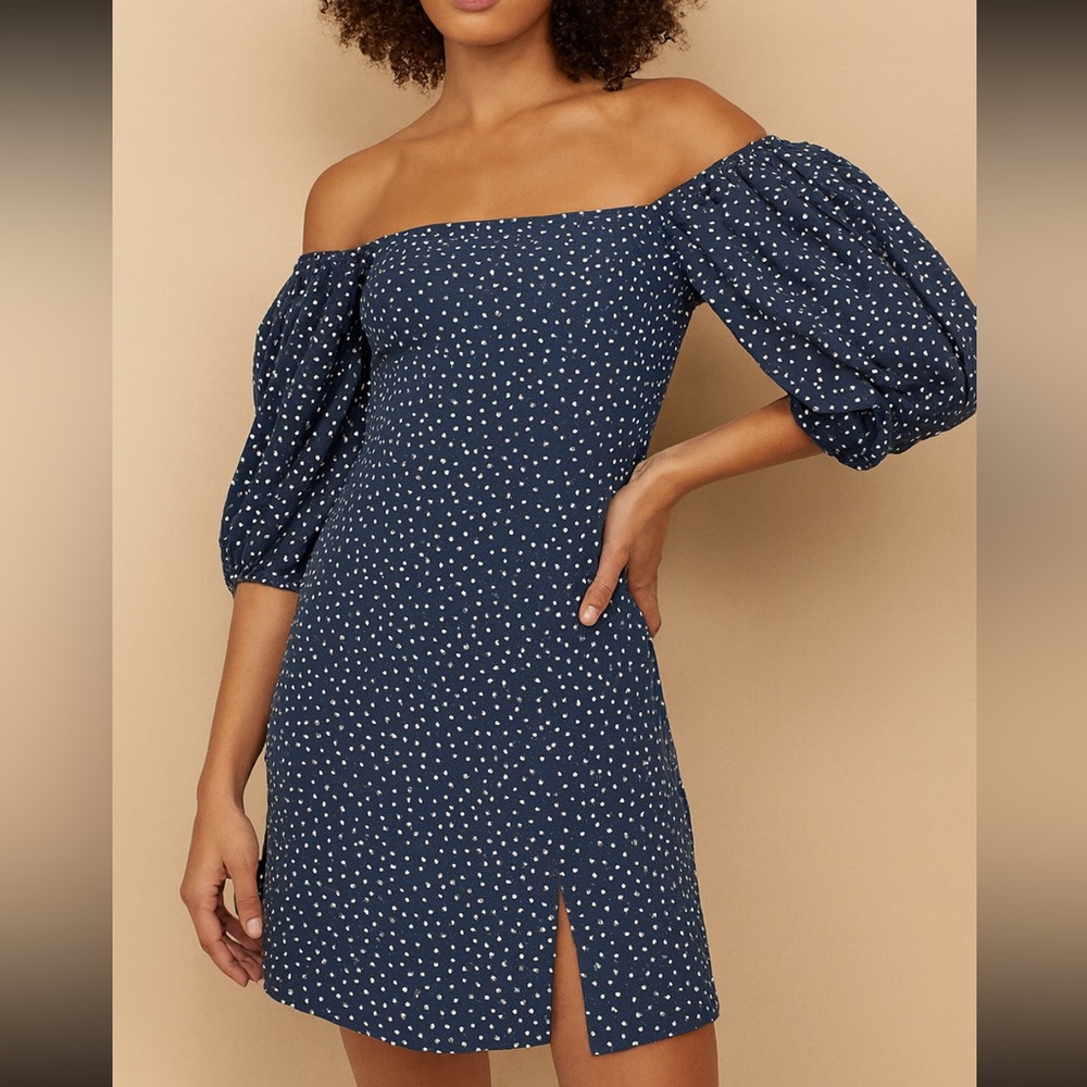 Abercrombie & Fitch Navy Long Sleeve Dress